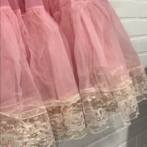 none Skirts - Light pink petticoat crinoline pinup retro lace none Skirts - Light pink petticoat crinoline pinup retro lace